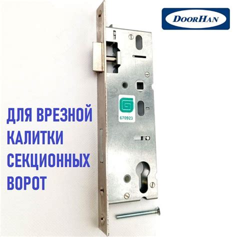 LockProfiG замок врезной калитки секционных ворот DOORHAN - купить с ...