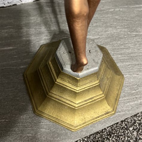 Vintage Ashtray Stand Nude Female Art Deco Style Very Rare EBay