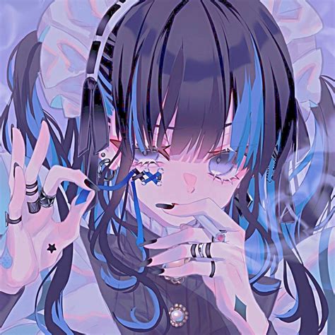 Pin On Cybergoth Pfp Blue