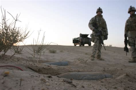 Us Marines Discovered Two 155mm Artillery Shells With Red Detonation Wires On The Heads