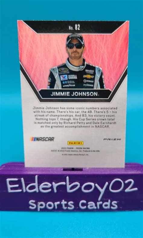 Panini Prizm Icons Silver Prizm Jimmie Johnson For Sale