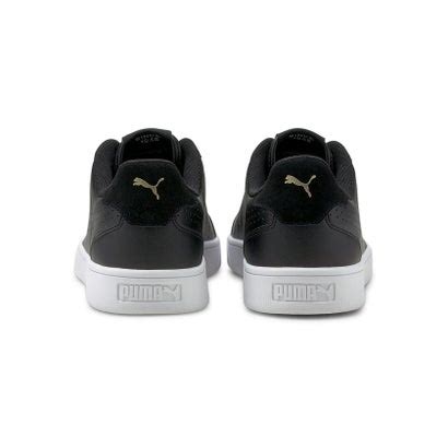 プーマ PUMA ユニセックス プーマ シャッフル パーフ スニーカー （Puma Black-Puma Team Gold-Puma ...