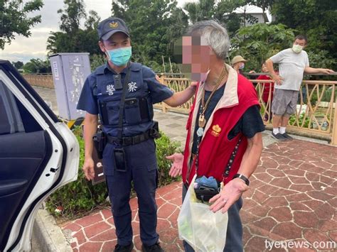 8旬翁迷途驚魂 大園警即刻伸援助返家