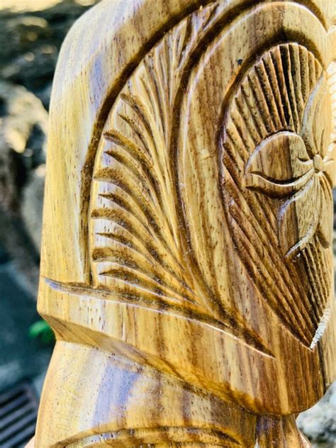 9 Lono Tiki God Of Goodluck And Happiness Hawaiian Etsy