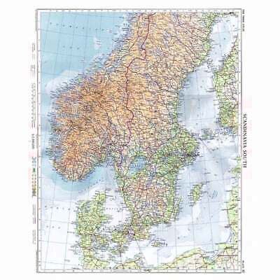 Other Simple Conic Projection Vintage Map