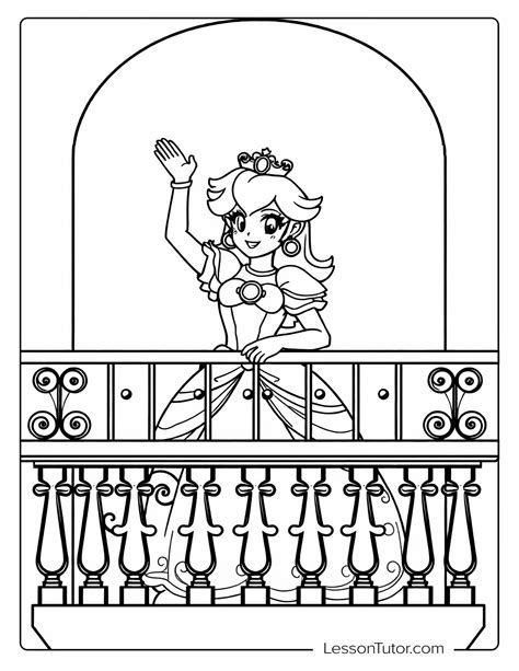 how to draw princess peach 7