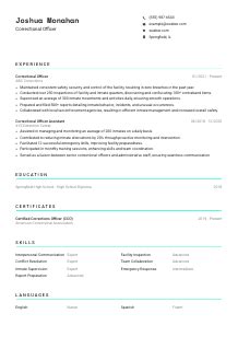 Correctional Officer Resume Corrections Officer Resume Examples For