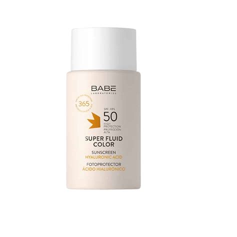 Babe Facial Sunscreen Super Fluid Color Spf Ml Parapascher