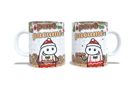 Caneca de Natal É Pavê ou Pacumê Elo7 Produtos Especiais