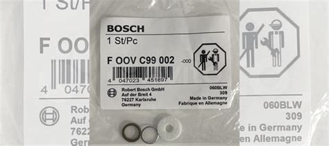 F00VC99002 Ремкомплект форсунки bosch купить в Москве Bosch F00VC99002 ...