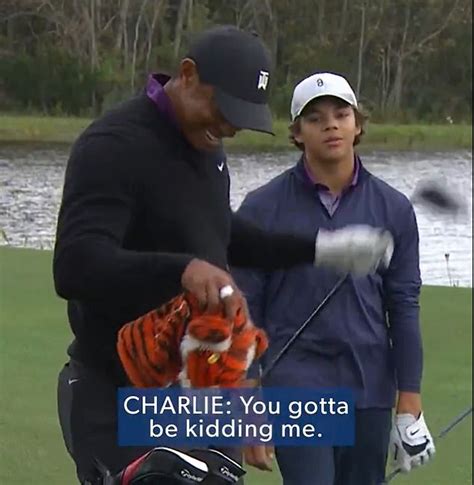Tiger and Charlie Woods give fans hilarious glimpse into their bond ...