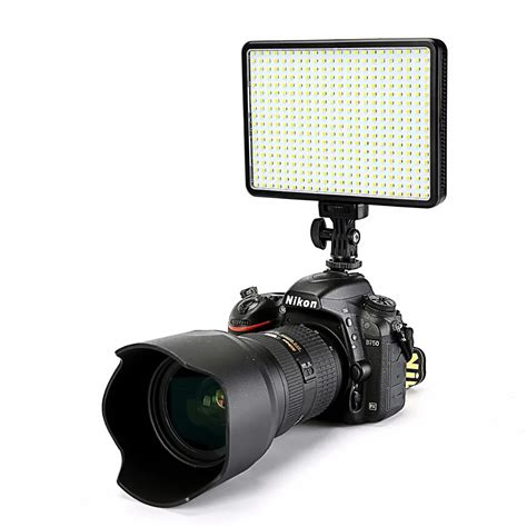 30W 5600K/3200K On Camera 396 Bulbs LED Video Light Lamp Dimmable ...
