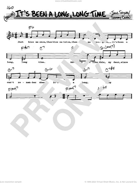 It's Been A Long Long Time Trumpet 10