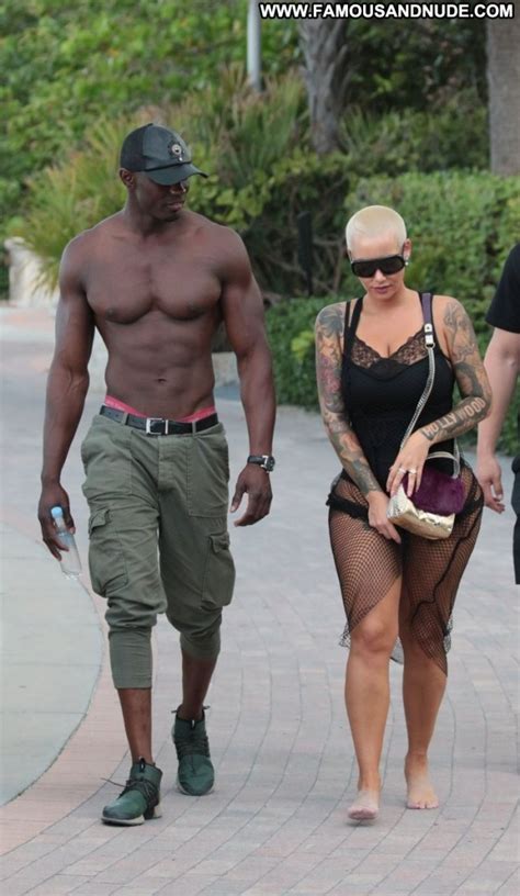 Amber Rose Miami Beach Sexy Model Beautiful Sex Babe American Famous