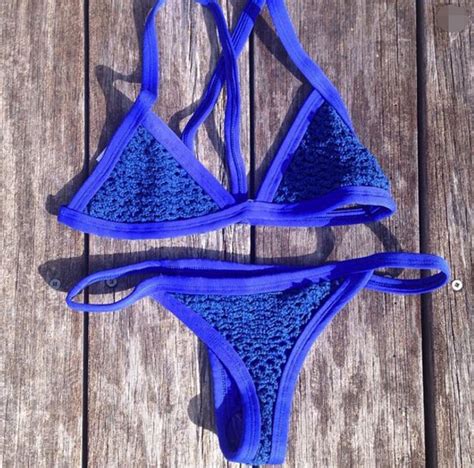 Solid Color Bikini Swimsuit On Luulla