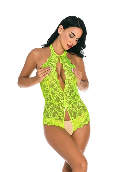 Snap Crotch Lingerie With Sleeveless And Trap Design