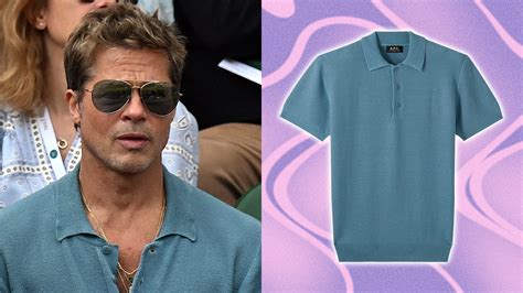 If You Hurry You Can Still Snag The Perfect Knit Polo Shirt Brad Pitt