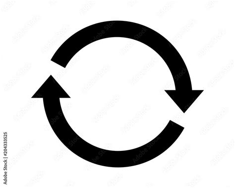 cycle icon vector pictogram stock vector adobe stock