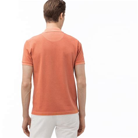 Lacoste Erkek Slim Fit Desenli Turuncu Polo Xs Ph Occasion