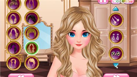 tro choi ban gai trang diem elsa youtube