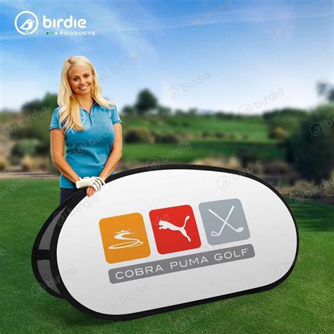 Pop Up Sideline Banner Golf Tournament Sponsor Banners Birdie Products