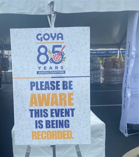Goya Food Donation In Celebration Of Their 85th Anniversary Bayonne