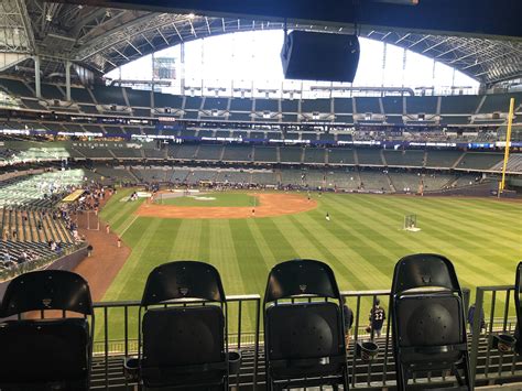 Checking in standing room 204 : r/Brewers