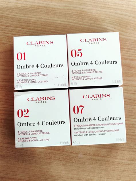 Clarins Ombre 4 Colour Eyeshadow Palette 01 Fairy Tale Nude Gradation 4