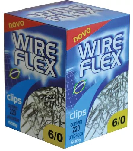 2 Clips Galvanizado Aco 6 0 500g Wire Flex Caixa Frete grátis