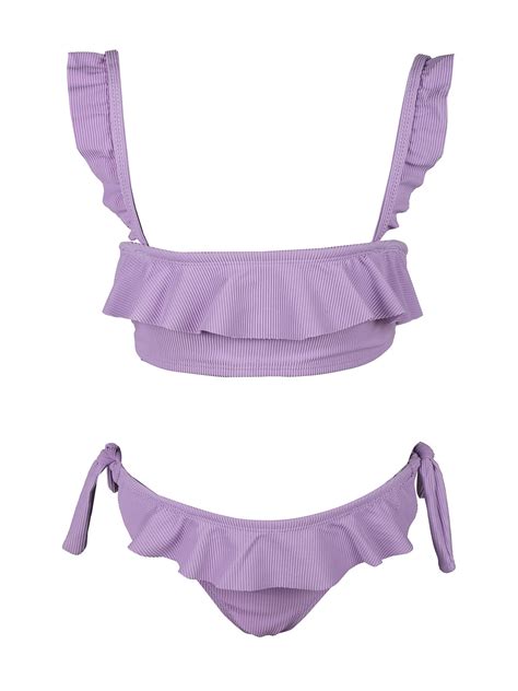 Yes Do Kid S Bikini Da Bambina A Costine Con Volant In Offerta A Su Mecshopping It