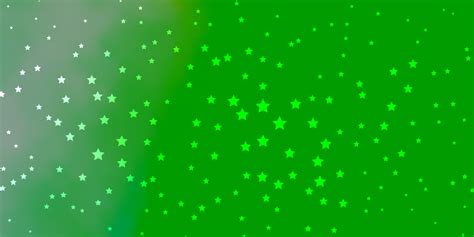 Dark Green Vector Texture With Beautiful Stars 7377472 Vector Art At Vecteezy