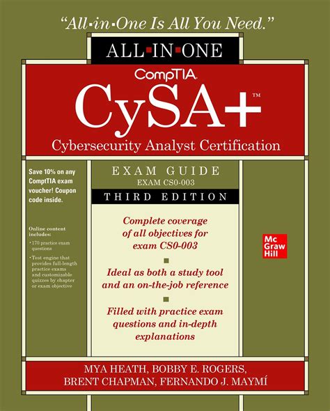 Comptia Cysa Cybersecurity Analyst Certification All In One Exam Guide 3rd Edition Exam Cs0