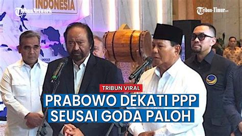 Prabowo Dekati Rival Ajak Gabung Koalisi Usai Datangi Surya Paloh Kini