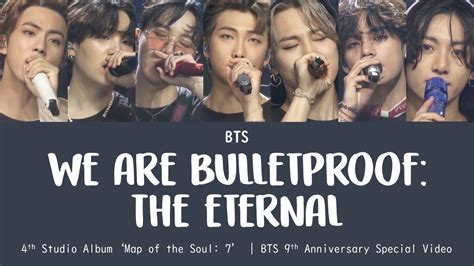 Bts 방탄소년단 We Are Bulletproof The Eternal [lyrics 가사 Line