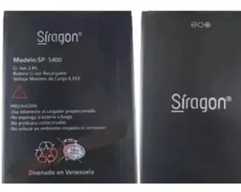 Bateria Pila Siragon Sp5400 Sp 5400 2300mah Tienda Física MercadoLibre