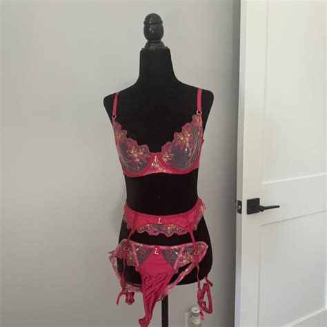 Lounge Piece Lingerie Set Bra D Thong Depop