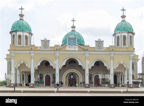 Bole Medhane Alem Church In Addis Ababa Ethiopia Stock Photo Alamy