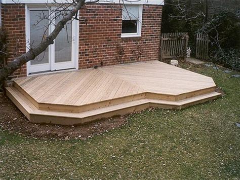 10x12 Ground Level Deck Plans • Decks Ideas