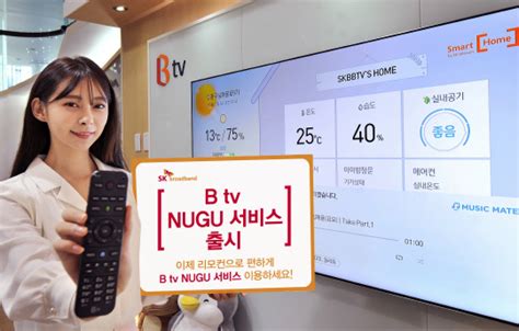 Sk브로드밴드 Btv 셋톱박스에 Ai 플랫폼 Nugu 탑재 스포츠조선