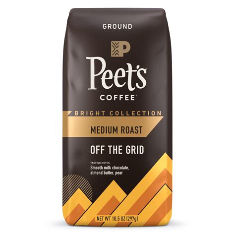 Peets Coffee Off The Grid Premium Medium Roast Ground Coffee Arabica