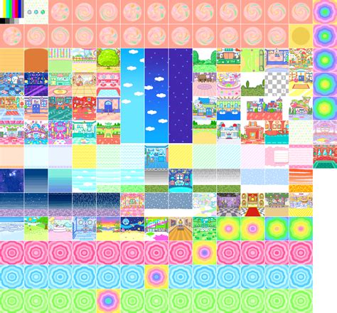 The Spriters Resource Full Sheet View Tamagotchi Pix Backgrounds