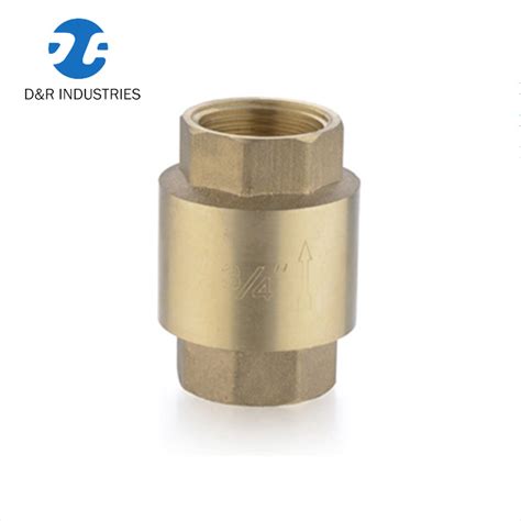 Mpa Brass Spring Loaded Check Valve Spring Check Valve China