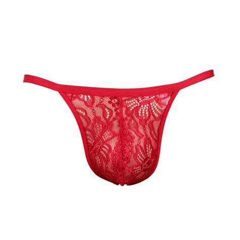 Cueca Lingerie Masculina Sensual Cueca Jocker Cueca Renda Confort Vel Tanga Masculina
