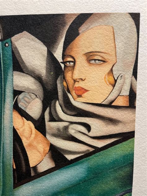 Tamara De Lempicka After Self Portrait Tamara In A Green Bugatti