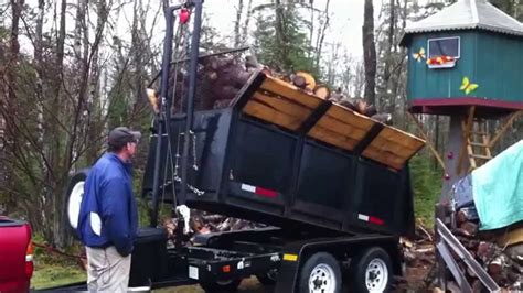Homemade Dump Trailer Youtube