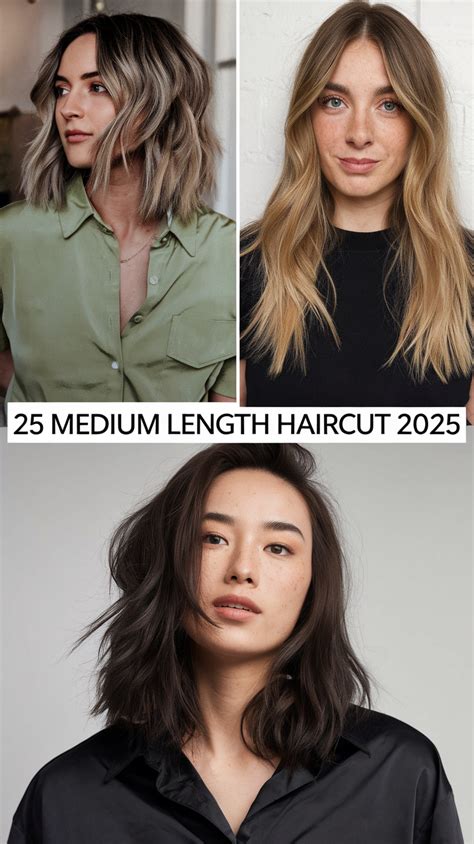 ideas    medium length haircuts   laylashine
