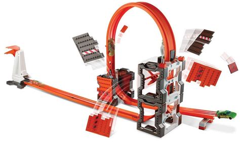 Hot Wheels Track Builder Szalone Kraksy Zestaw Pojazdy Tory I Gara E Sklep Internetowy Al To