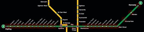 Bloor Danforth Map Toronto Subway
