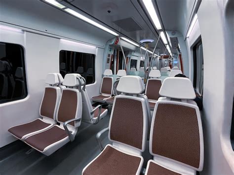 Premium Photo Seats Inside A Train Car