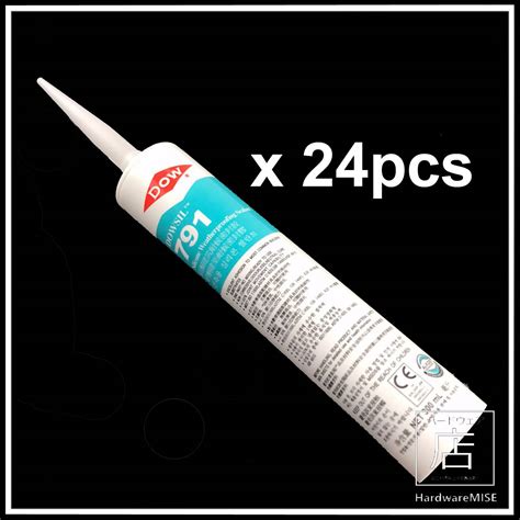 24 x Dow Corning 791 Silicone Weatherproofing Sealant Dowsil Silicone ...